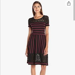 BCBGMax Azria Women's Bryonna Short Sleeve Dress XS